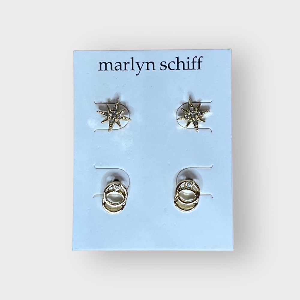 2/$50*when bundled* NWT Marlyn Schiff Earring Set